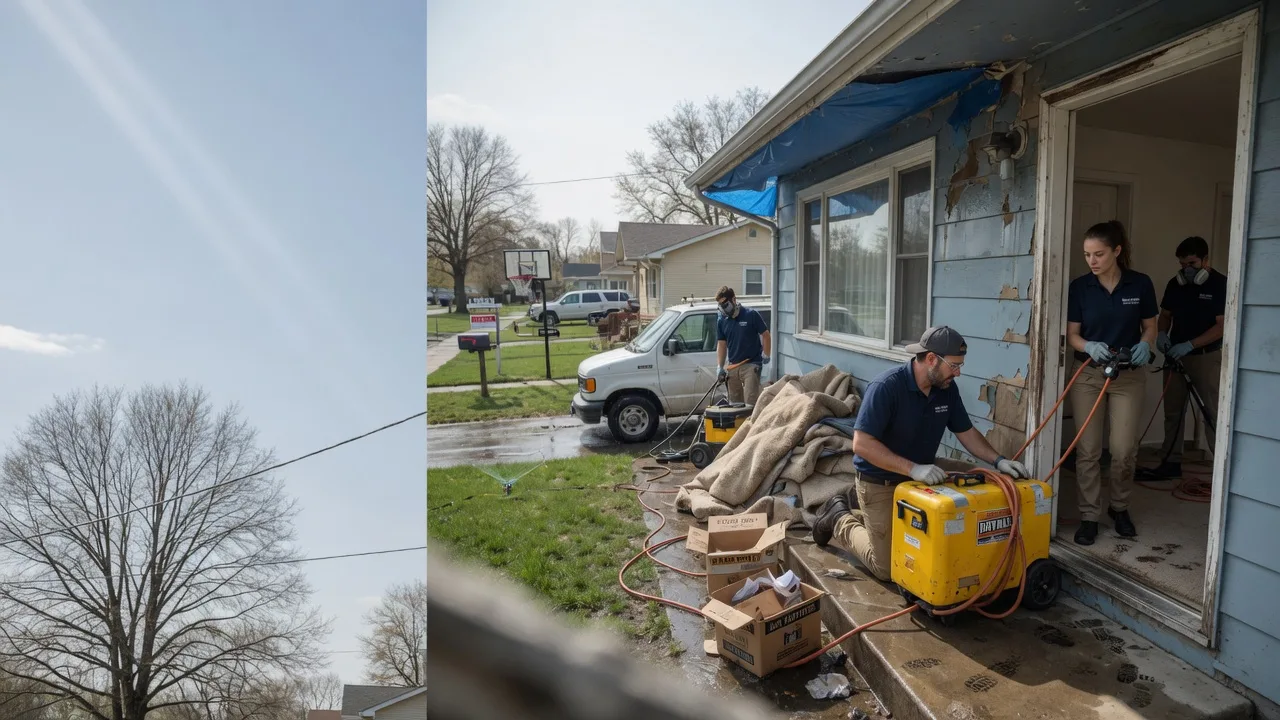 Basement Flood Cleanup in Muscotah, KS near me